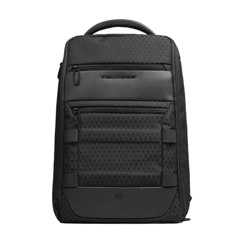 Heren Piquadro Modular, travel backpack for laptop and iPad® with glasses pocket and anti-theft system