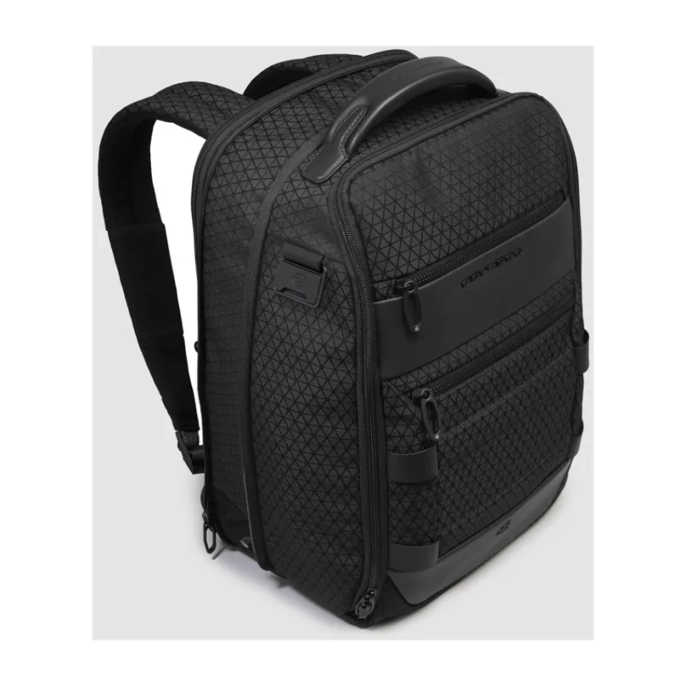 Heren Piquadro Modular, travel backpack for laptop and iPad® with glasses pocket and anti-theft system