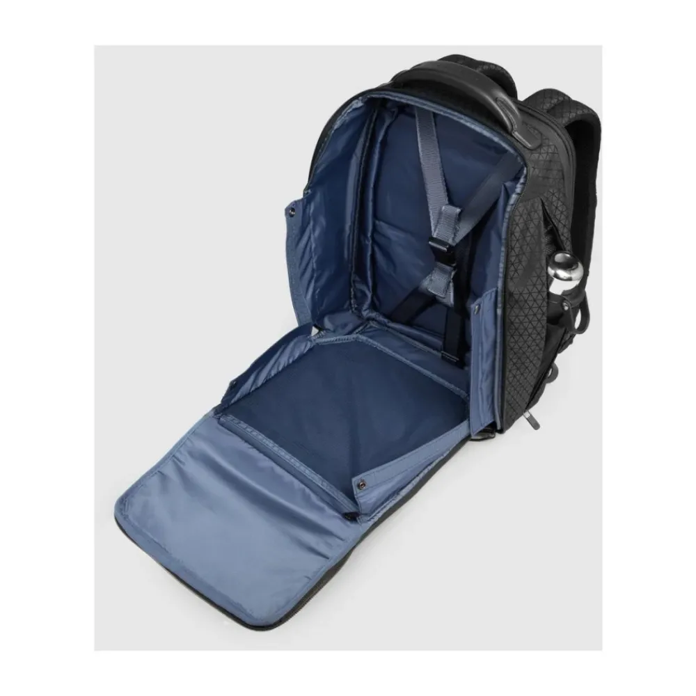 Heren Piquadro Modular, travel backpack for laptop and iPad® with glasses pocket and anti-theft system