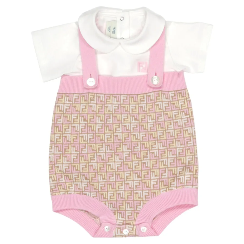 Fendi Bodysuits & Sets^Monogram Jumpsuit en T-shirt Set
