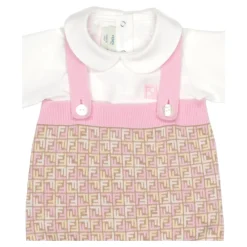 Fendi Bodysuits & Sets^Monogram Jumpsuit en T-shirt Set