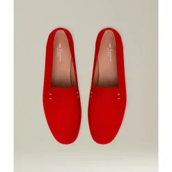 DAMES Kiton Monogram Suede Loafer