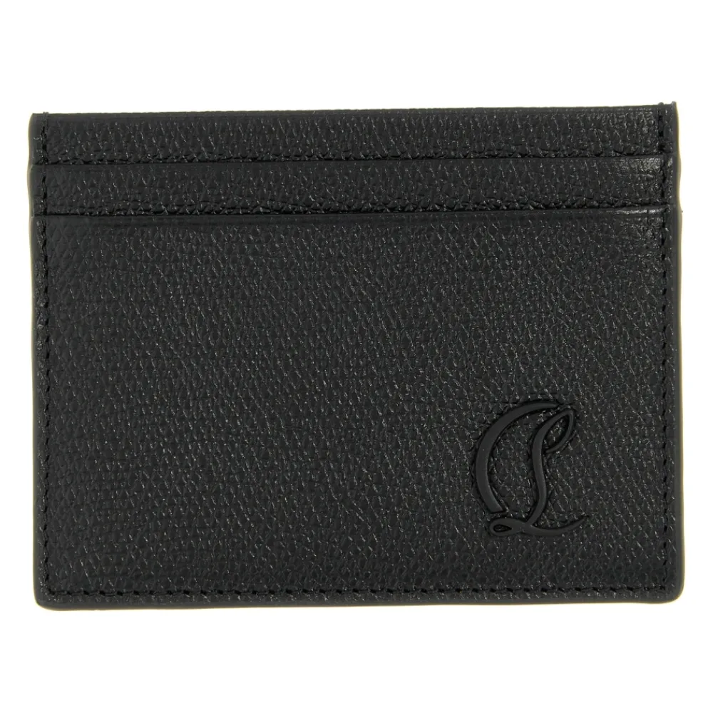 Heren Christian Louboutin Mooncrest Leren Kaarthouder
