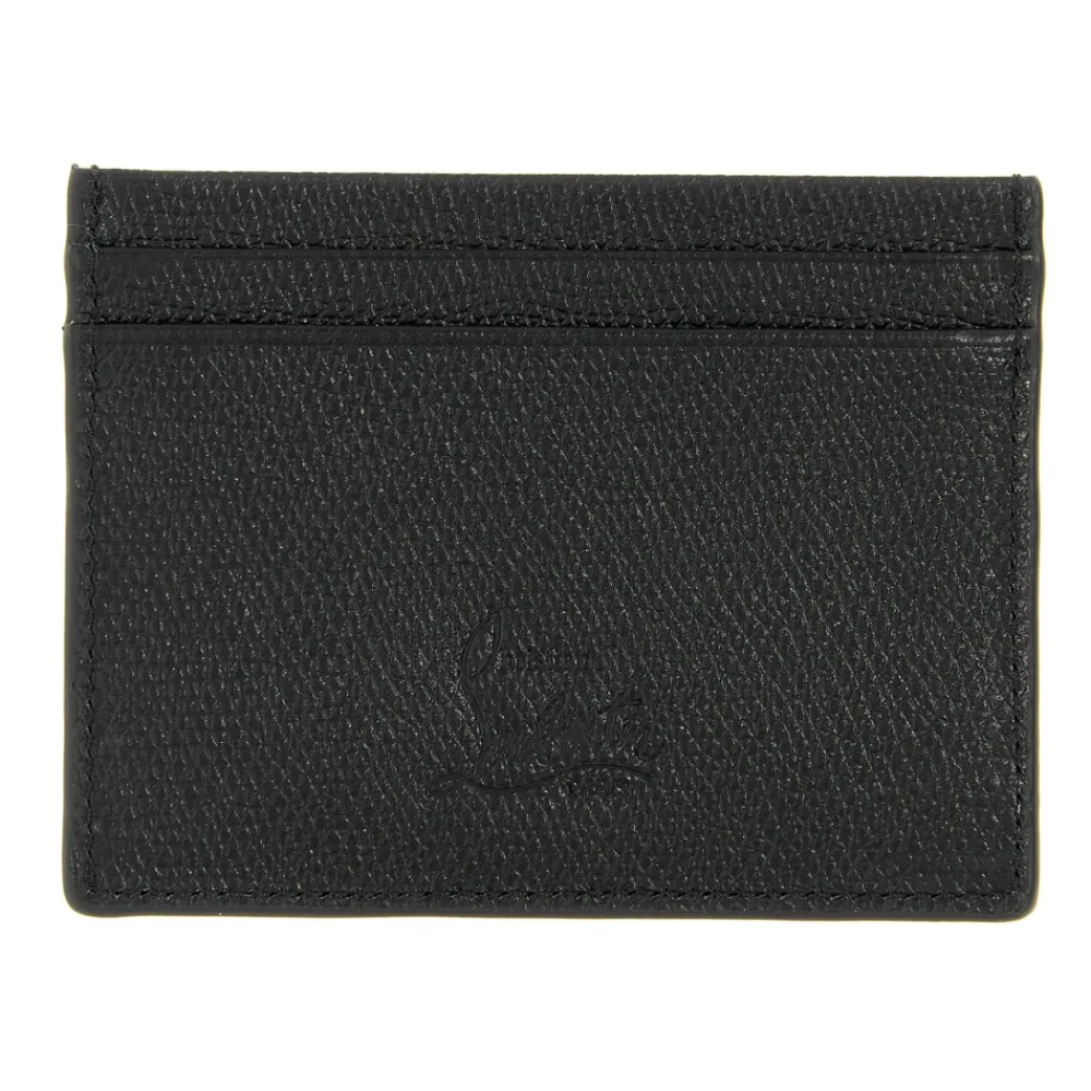 Heren Christian Louboutin Mooncrest Leren Kaarthouder