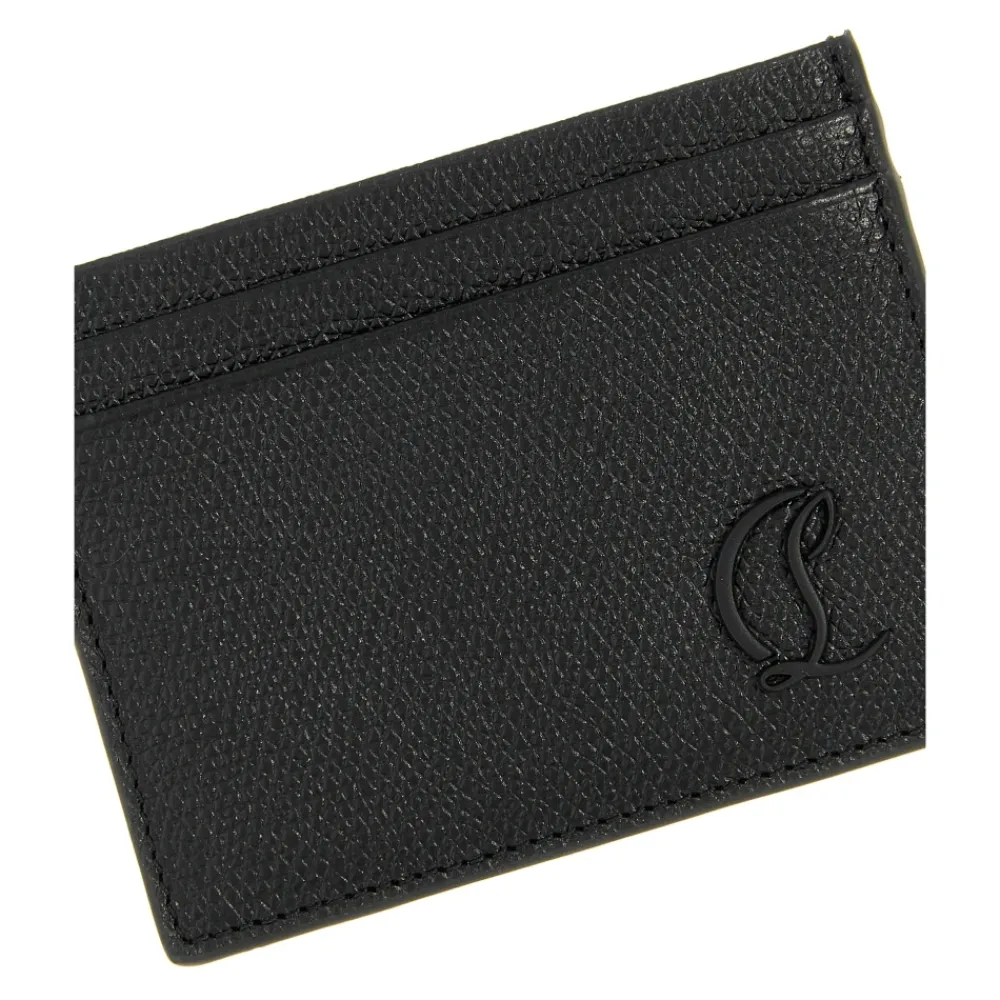 Heren Christian Louboutin Mooncrest Leren Kaarthouder