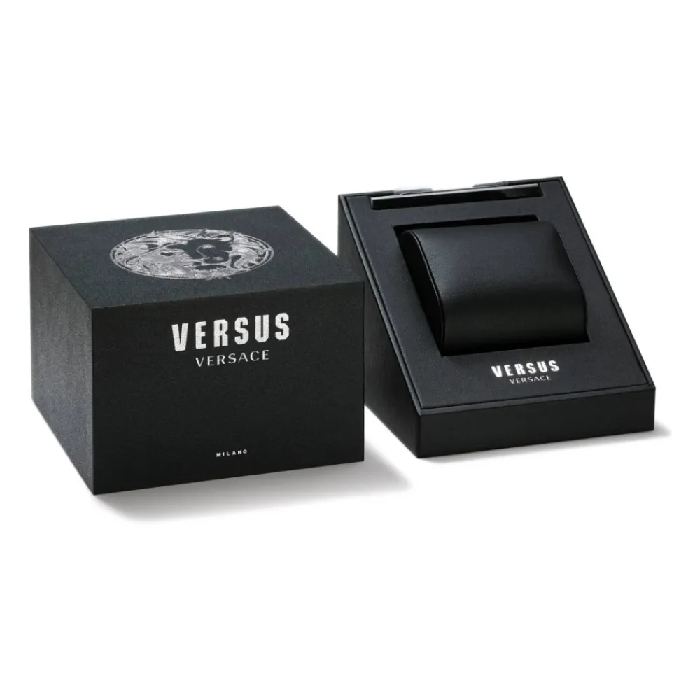 DAMES Versus Versace Mount Pleasant Leren Horloge