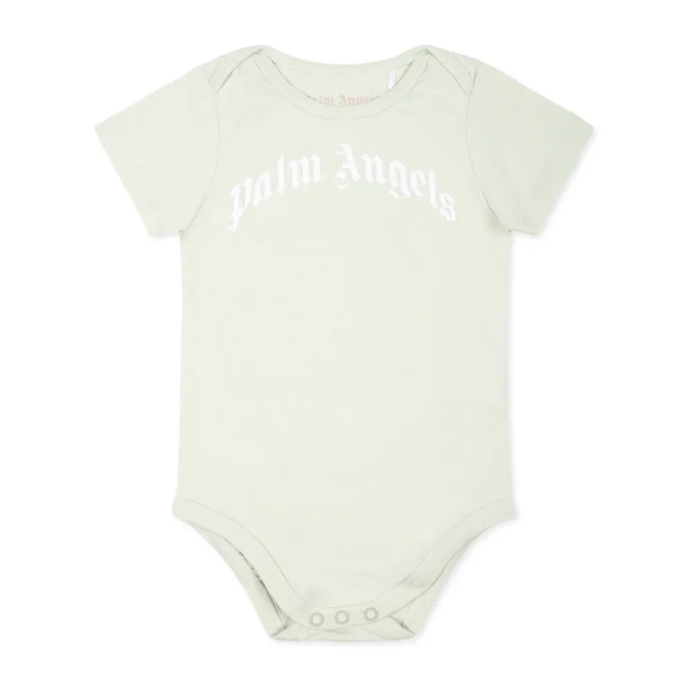 Palm Angels Multicolor Bodysuit Set met Korte Mouwen