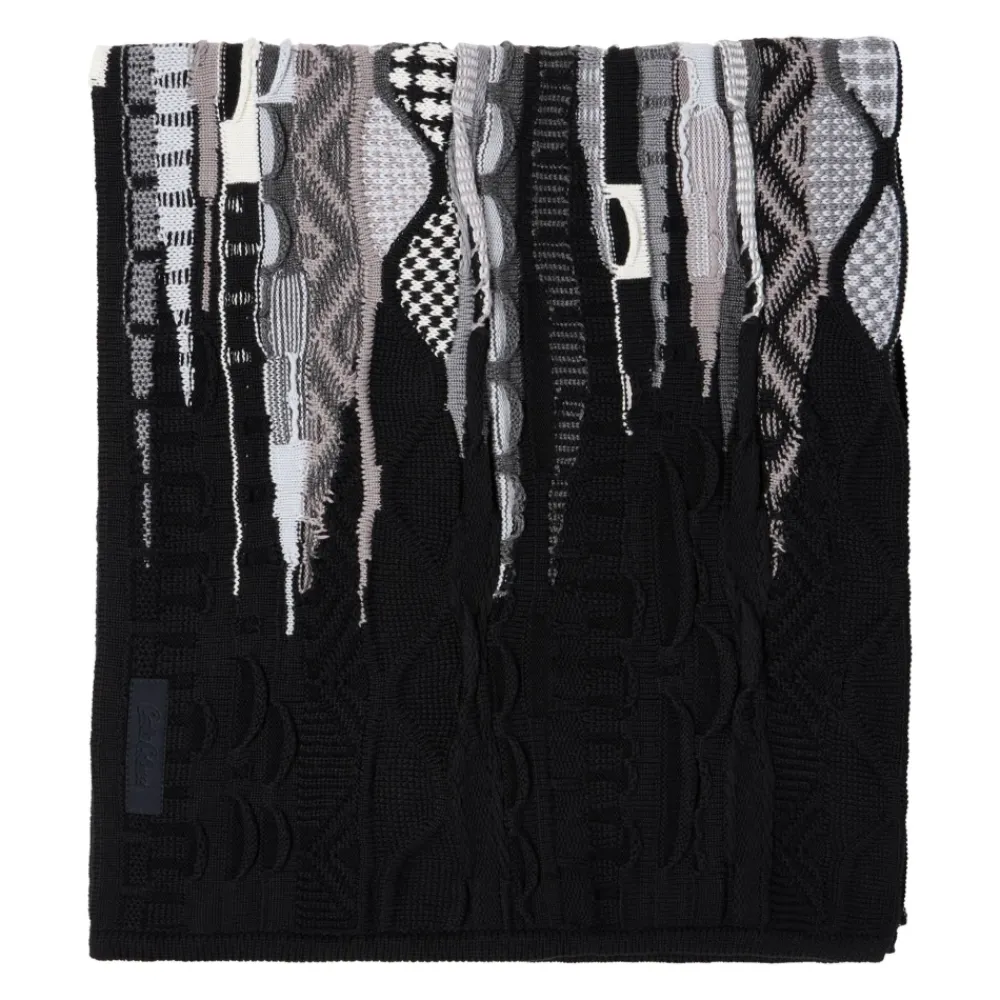 Heren Carlo Colucci Sjaals^Multicolor Gebreide Sjaal voor Koud Weer