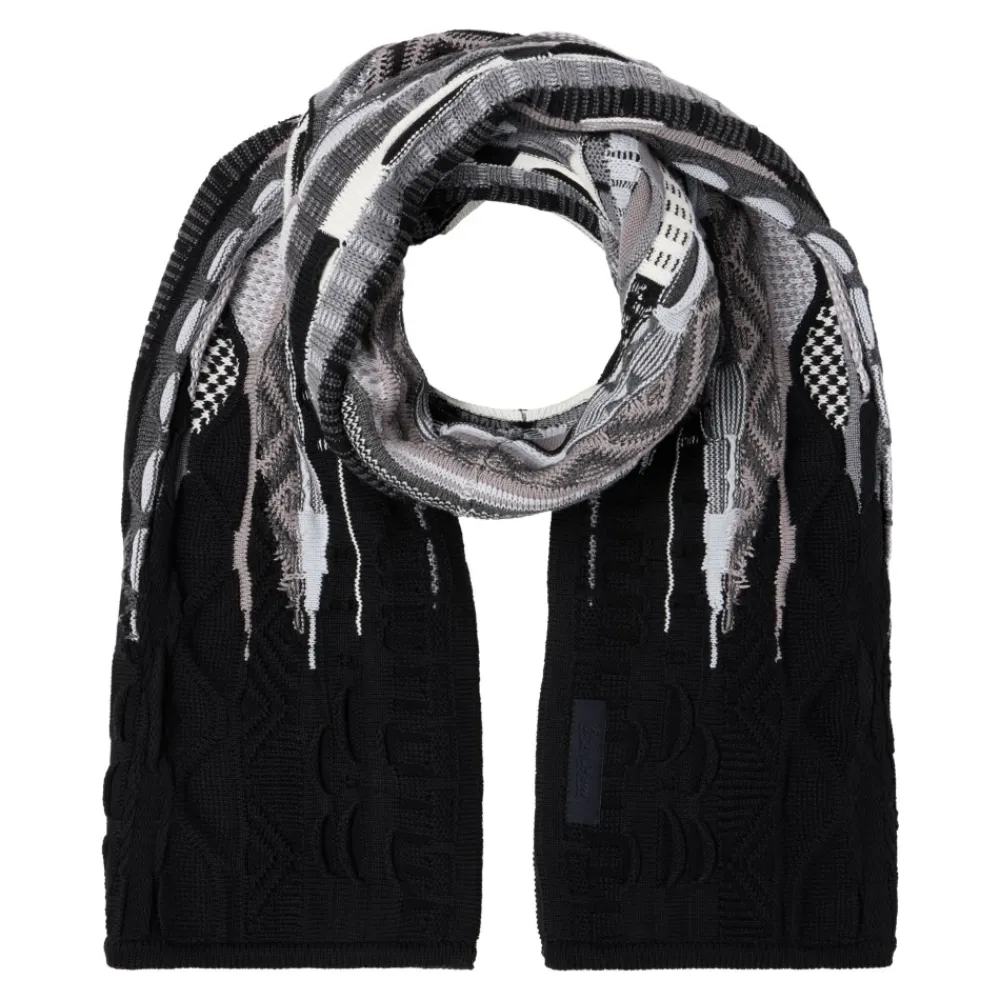Heren Carlo Colucci Sjaals^Multicolor Gebreide Sjaal voor Koud Weer