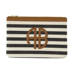 DAMES Anine Bing Clutches^Multicolor Katoenen Handtas