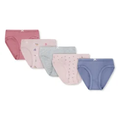 Petit Bateau Multicolor Katoenen Onderbroeken Set met Hartjes