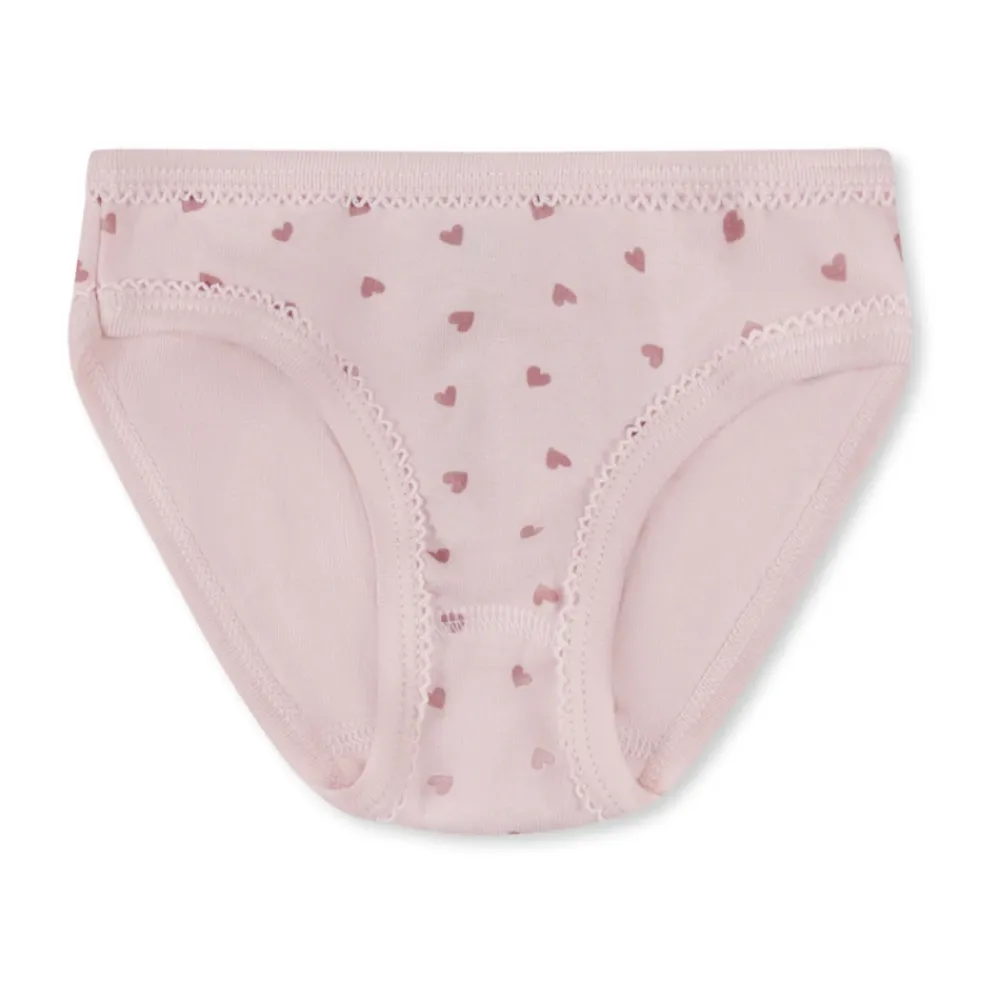 Petit Bateau Multicolor Katoenen Onderbroeken Set met Hartjes