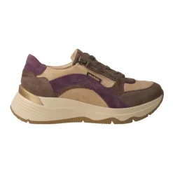 Mephisto Multicolor Suède Dames Casual Sneaker Laonie