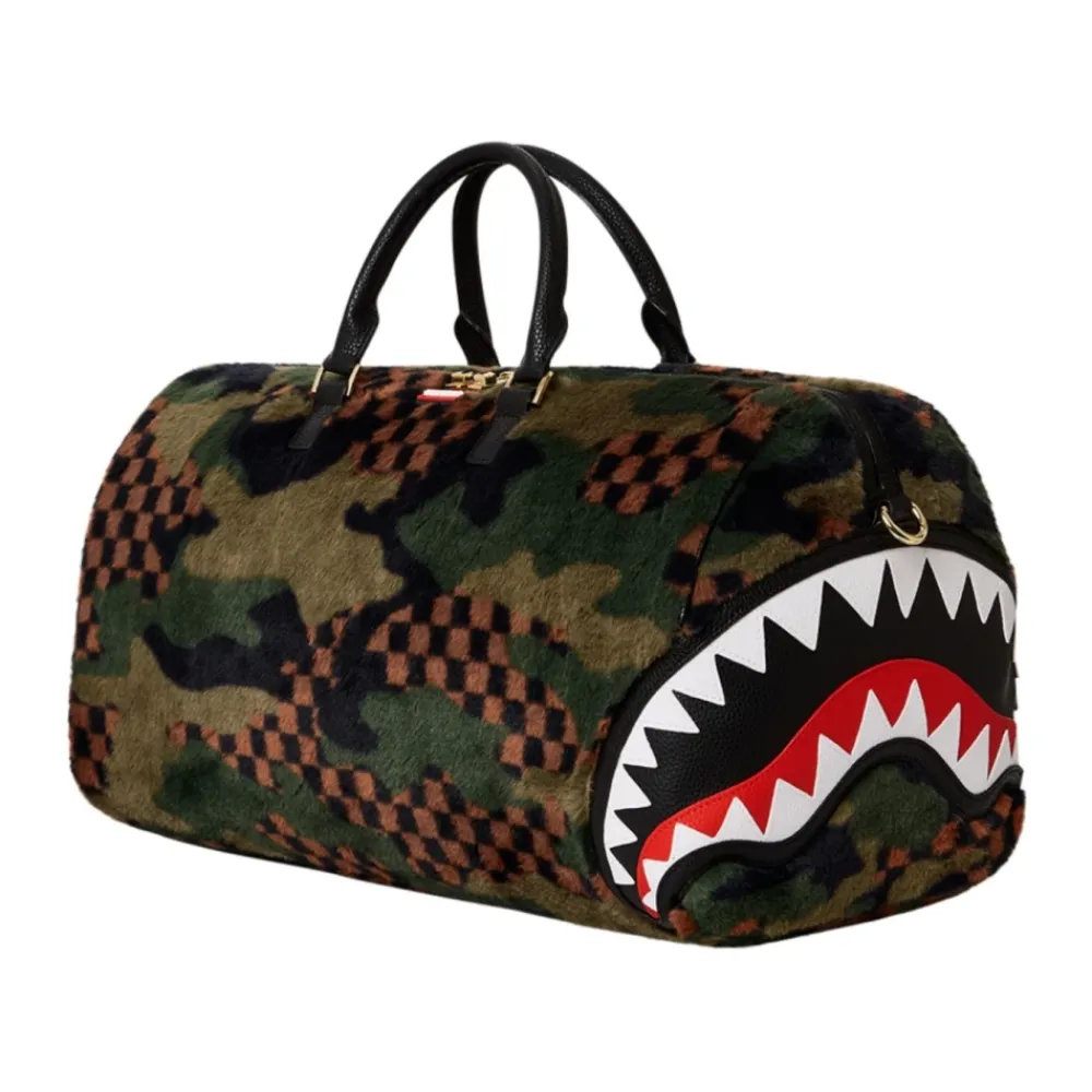 Heren SPRAYGROUND Multicolor Teddy Bont Duffel Tas