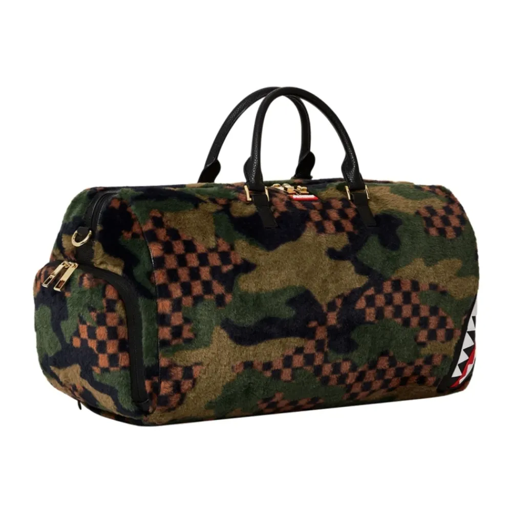 Heren SPRAYGROUND Multicolor Teddy Bont Duffel Tas