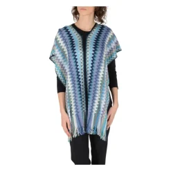 DAMES Missoni Sjaals^Multicolor Zigzag Gebreide Sjaal
