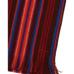 Heren Paul Smith Multistreep Merino Wollen Sjaal