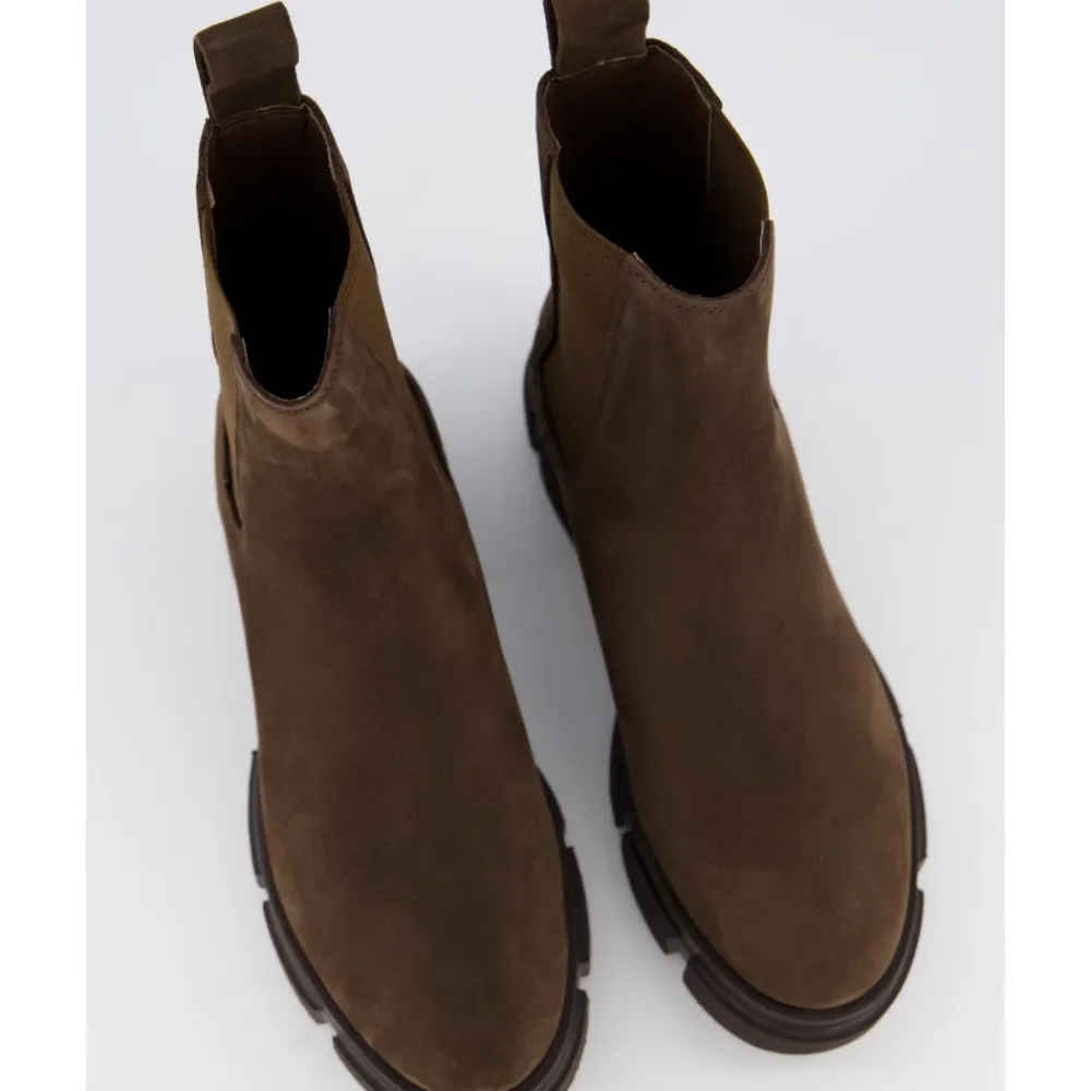 DAMES Copenhagen Studios Nabuc Chocolate Damesschoenen