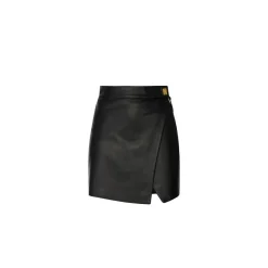 DAMES Elisabetta Franchi Rokken^Nappa Leren Minirok