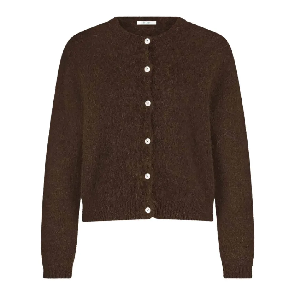 DAMES By-Bar Truien & Vesten^Natuurlijke Cleo Cardigan Vest