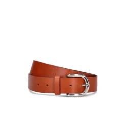 Heren Isabel Marant Natuurlijke leren riem met logo