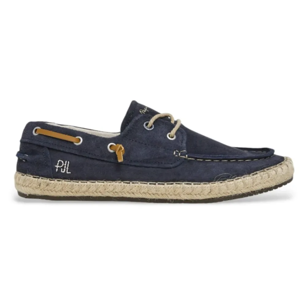 Heren Pepe Jeans Nautische Leren Bootschoenen