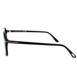 Heren Tom Ford Zonnebrillen^Navigator zonnebril met grijze lenzen