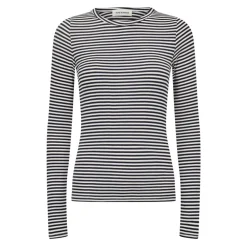 DAMES Sofie Schnoor Navy Gestreept Langarm T-Shirt