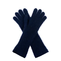 DAMES Jacquemus Navy Logo Wolhandschoenen