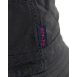 DAMES Barbour Hoeden^Navy Wax Emmerhoed Waterdicht Katoen