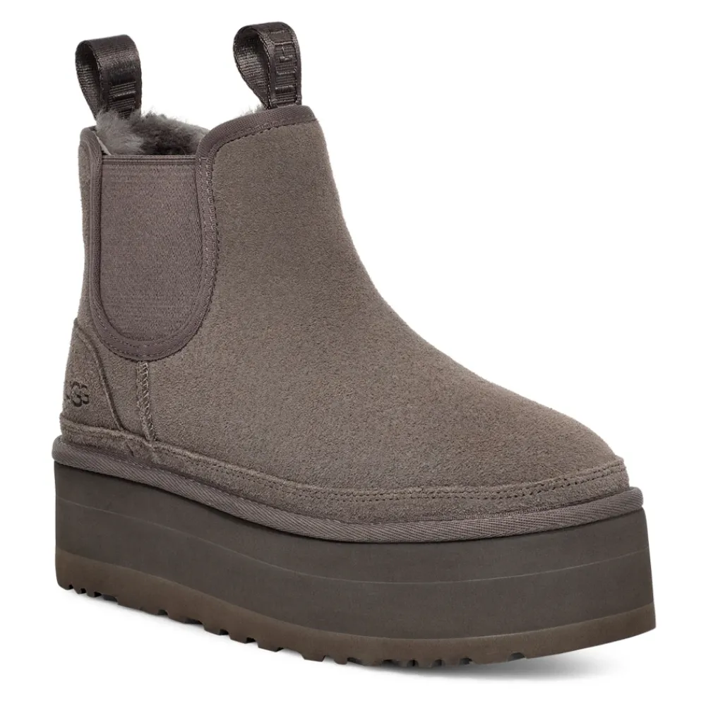 DAMES UGG Neumel Platform Chelsea Laarzen Grey