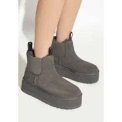 DAMES UGG Neumel Platform Chelsea Laarzen Grey