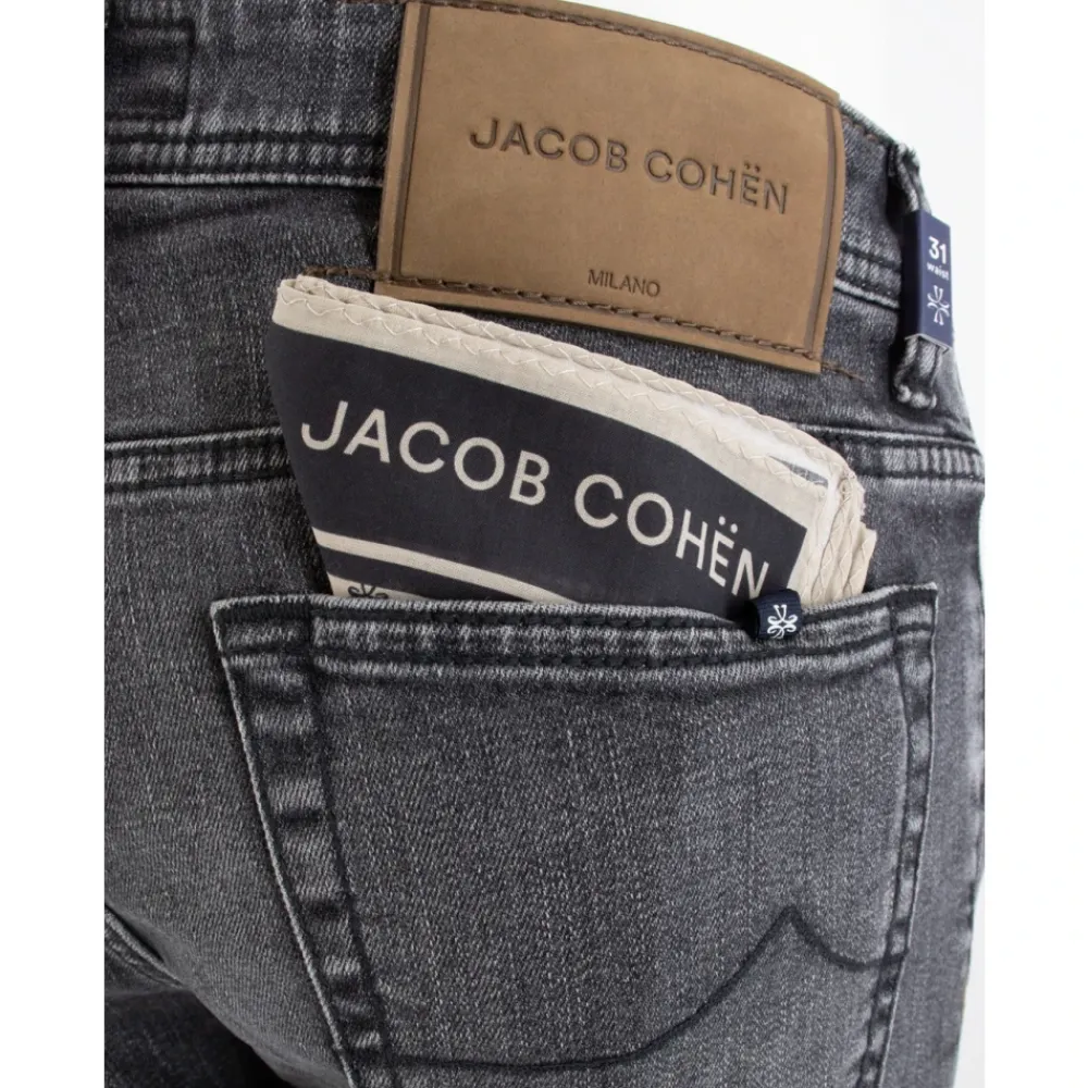 Heren Jacob Cohën Nick Slim Fit 5-Pocket Broek