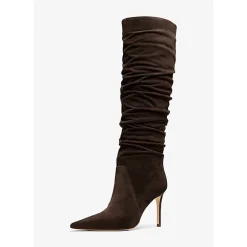 DAMES Michael Kors Nonchalante Kniehoge Suède Laarzen