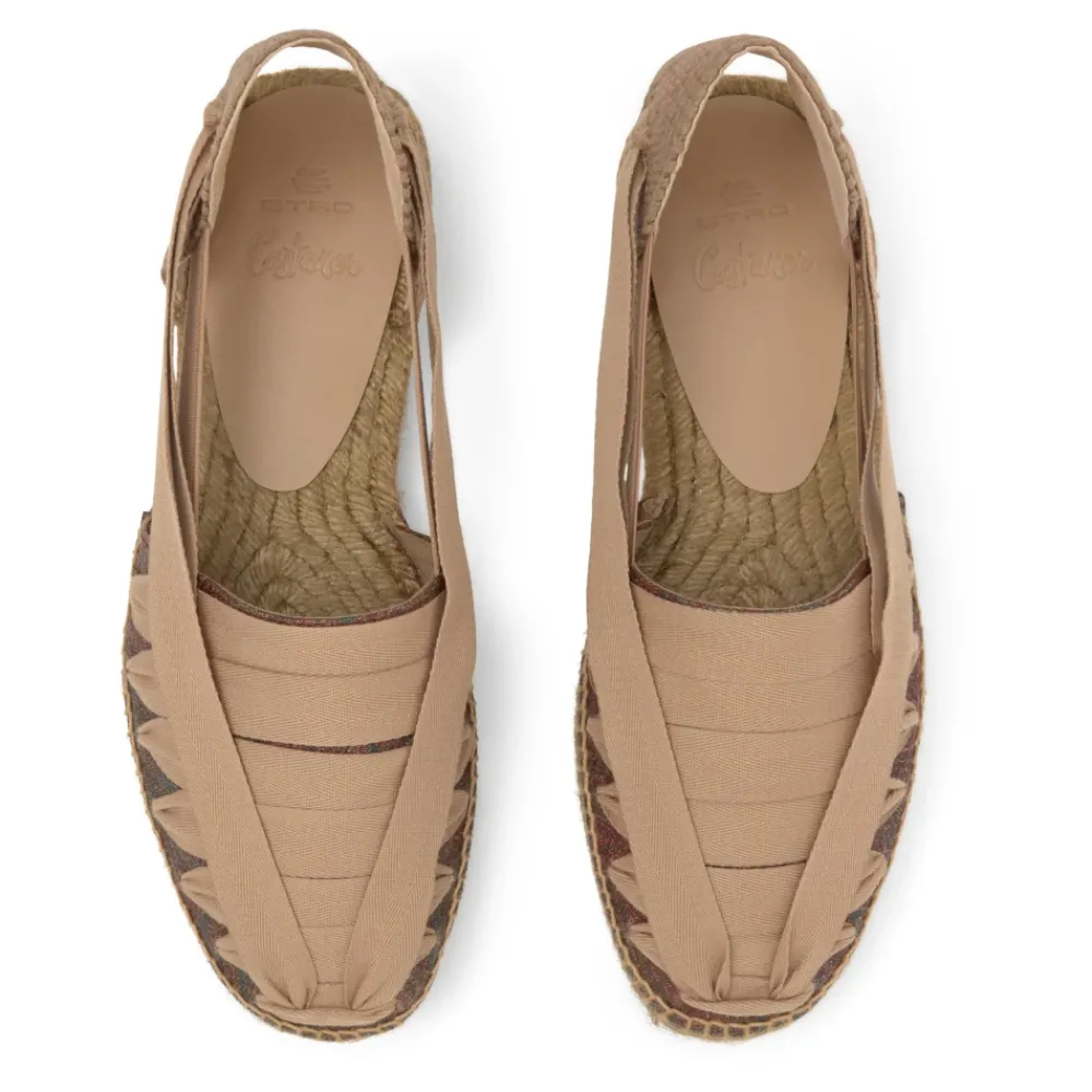 Heren Castañer Espadrilles^NORMAN ETRO T/272 · PLATTE ESPADRILLE
