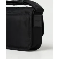 Heren Saint Laurent Tassen^Nylon Crossbody Tas met Buitenzak