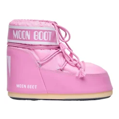 Heren Moon Boot Snowboots^Nylon Logo Print Veterschoenen