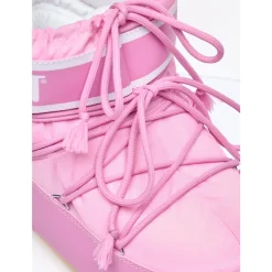 Heren Moon Boot Snowboots^Nylon Logo Print Veterschoenen