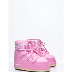 Heren Moon Boot Snowboots^Nylon Logo Print Veterschoenen