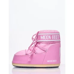 Heren Moon Boot Snowboots^Nylon Logo Print Veterschoenen