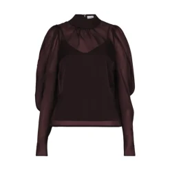 DAMES Dante 6 Blouses^Ocean Puffy Sleeve Top