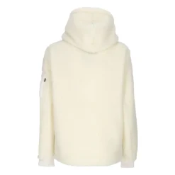 DAMES Alpha Industries Hoodies & Sweatvesten^Off White Sherpa Hoodie met zakken