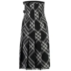 DAMES Burberry Jurken^Off-the-shoulder jurk