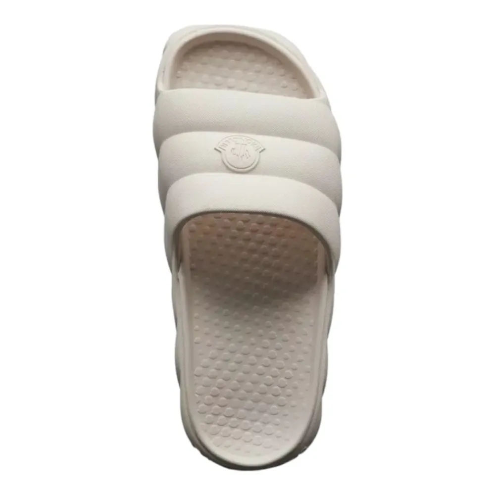 Heren Moncler Slippers^Offwhite Zomerslippers in Quilted Stijl