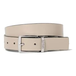 Armani Omkeerbare riem met logo-gesp