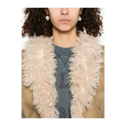 DAMES Marant étoile Jassen^Omkeerbare Taupe Buitenkleding met Knoopsluiting