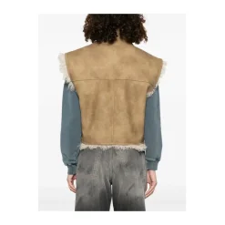 DAMES Marant étoile Jassen^Omkeerbare Taupe Buitenkleding met Knoopsluiting