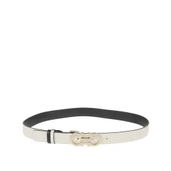 DAMES Ferragamo Omkeerbare Tweekleurige Slanke Riem