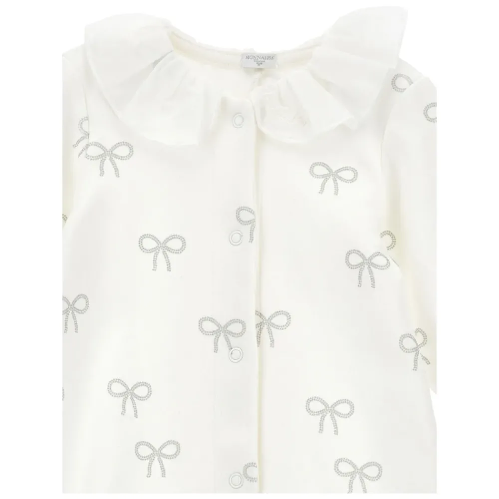 Monnalisa Bodysuits & Sets^Onesie met Strikjes