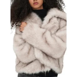 DAMES ONLY Jassen^ONLDAWN Life Faux Fur Jacket